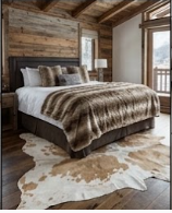 Genuine Champagne Beige & White Cowhide Rug | Natural Light Tan Spotted Cowskin Area Rug | Soft Cream Leather Carpet for Living Room