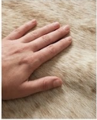 Genuine Champagne Beige Cowhide Rug | Natural Light Tan Brindle Cowskin Area Rug | Soft Cream Leather Carpet for Living Room