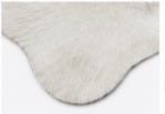 White Cowhide Rug Genuine Hair On Hide Rug Natural Ivory Cow Skin Rug Farmhouse Western Area Rug Minimalist Home Decor