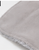 Authentic White and Grey Stenciled Cowhide Rug -  Printed Leather Area Rug