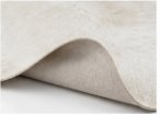 White Cowhide Rug Genuine Hair On Hide Rug Natural Ivory Cow Skin Rug Farmhouse Western Area Rug Minimalist Home Decor