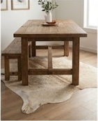 Genuine Champagne Beige Cowhide Rug | Natural Light Tan Brindle Cowskin Area Rug | Soft Cream Leather Carpet for Living Room