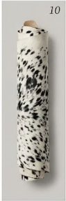 Black & Grey Salt and Pepper Cowhide Rug - Genuine Speckled Leather Area Rug