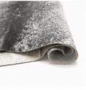 Grey Salt and Pepper Cowhide Rug - Genuine Monochrome Leather Area Rug