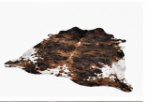 Brindle Cowhide Rug Natural Cow Skin Area Rug Brown Black White Cowhide Rug Genuine Hair On Hide Western Farmhouse Decor  Description