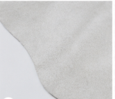 Authentic Silver Stenciled Cowhide Rug - Metallic Printed Leather Area Rug