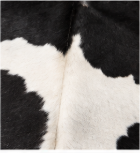 Authentic Classic Black and White Spotted Cowhide Area Rug – Genuine Holstein Leather Accent Mat