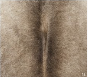 Genuine Grey Brindle Cowhide Rug | Natural Grey and White Cowskin Area Rug | Modern Taupe Brown Leather Carpet for Living Room
