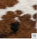 Authentic Brown and White Speckled Cowhide Rug -  Real Leather Area Rug