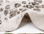 White & Silver Speckled Cowhide Rug – Genuine Hair On Hide Rug, Natural Cow Skin Area Rug, Modern Farmhouse Decor