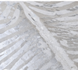Authentic Silver Stenciled Cowhide Rug - Metallic Printed Leather Area Rug