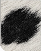 Genuine Black and White Cowhide Rug – Authentic Natural Leather Area Rug for Living Room & Home Decor