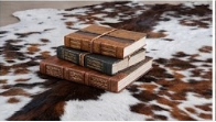 Genuine Tricolor Cognac & Black Speckled Cowhide Rug | Honey Brown & White Cowskin Area Rug | Rustic Modern Western Leather Carpet