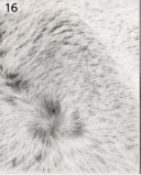 Authentic Light Grey & White Salt Pepper Cowhide Area Rug – Genuine Natural Leather Accent Mat