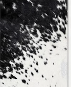 Genuine Black & White Peppered Cowhide Rug | Black Saddle Speckled Area Rug | Natural Salt and Pepper Cowskin Floor Carpet