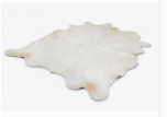 White Cowhide Rug Genuine Hair On Hide Rug Natural Ivory Cow Skin Rug Farmhouse Western Area Rug Minimalist Home Decor