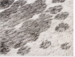 White & Silver Speckled Cowhide Rug – Genuine Hair On Hide Rug, Natural Cow Skin Area Rug, Modern Farmhouse Decor
