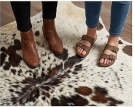 Genuine Salt & Pepper Cowhide Rug | Dark Brown & Off-White Speckled Cowskin Area Rug | Rustic Modern Western Leather Carpet