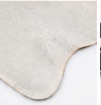 Authentic Classic Black and White Spotted Cowhide Area Rug – Genuine Holstein Leather Accent Mat