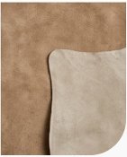 Authentic Chestnut Brown & White Spine Cowhide Area Rug – Genuine Natural Leather Accent Mat