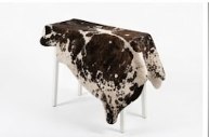 Genuine Natural Cowhide Rug | Tricolor Dark Brown & White Speckled Cow Hide Leather Floor Mat | Salt and Pepper Cowskin Area Rug