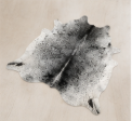 Grey Salt and Pepper Cowhide Rug - Genuine Monochrome Leather Area Rug