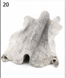 Authentic Light Grey & White Salt Pepper Cowhide Area Rug – Genuine Natural Leather Accent Mat