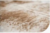 Authentic Golden Tan & White Salt Speckled Cowhide Area Rug – Genuine Natural Leather Accent Mat