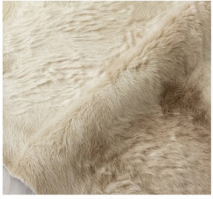 Cream Champagne Cowhide Rug - Genuine Blonde Beige Leather Area Rug
