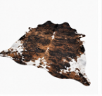 Brindle Cowhide Rug Natural Cow Skin Area Rug Brown Black White Cowhide Rug Genuine Hair On Hide Western Farmhouse Decor  Description