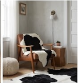 Genuine Black and White Cowhide Rug | Natural Spotted Cow Skin Area Rug | Classic Holstein Pattern Leather Carpet for Living Room
