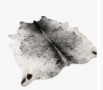 Black & White Speckled Cowhide Rug | Genuine Cow Skin Rug | Natural Hair on Hide Area Rug | Modern Farmhouse Decor