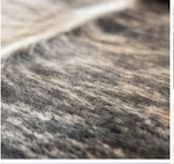 Genuine Brown Brindle Cowhide Rug | Natural Honey & Dark Striped Cow Hide Leather Area Rug | Exotic Western Living Room Floor Decor