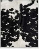 Genuine Black & White Peppered Cowhide Rug | Black Saddle Speckled Area Rug | Natural Salt and Pepper Cowskin Floor Carpet