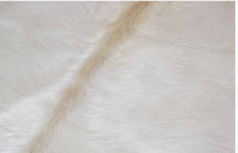 Off-White Cowhide Rug - Genuine Ivory & Cream Leather Area Rug