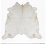 White Cowhide Rug Genuine Hair On Hide Rug Natural Ivory Cow Skin Rug Farmhouse Western Area Rug Minimalist Home Decor