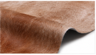 Authentic Light Brown Cowhide Rug -  Tan & Caramel Area Rug