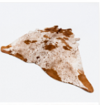 Brown & White Speckled Cowhide Rug | Genuine Natural Cow Skin Rug | Western Farmhouse Area Rug | Real Leather Hide Carpet