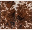 Tricolor Black, Brown & White Cowhide Rug - Genuine Patchwork Natural Leather Area Rug