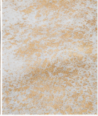 Natural Gold and White Speckled Cowhide Rug, Genuine Hair-on-Hide Area Mat