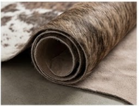 Genuine Dark Brown & White Speckled Cowhide Rug | Natural Salt and Pepper Cowskin Area Rug | Rustic Boho Carpet for Living Room
