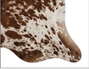 Tricolor Black, Brown & White Cowhide Rug - Genuine Patchwork Natural Leather Area Rug