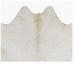 White Cowhide Rug Genuine Hair On Hide Rug Natural Ivory Cow Skin Rug Farmhouse Western Area Rug Minimalist Home Decor
