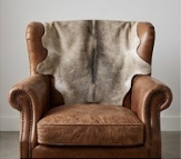 Authentic Taupe Grey & Beige Cowhide Area Rug – Genuine Natural Leather Accent Mat