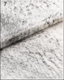 Authentic Light Grey & White Salt Pepper Cowhide Area Rug – Genuine Natural Leather Accent Mat