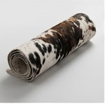 Genuine Tricolor Dark Brown & Black Speckled Cowhide Rug | Natural Salt and Pepper Spotted Cowskin Area Rug | Rustic Leather Carpet for Living Room
