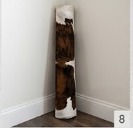 Authentic Brown and White Speckled Cowhide Rug -  Real Leather Area Rug