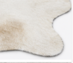 White Cowhide Rug Genuine Hair On Hide Rug Natural Ivory Cow Skin Rug Farmhouse Western Area Rug Minimalist Home Decor