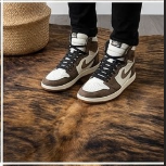 Natural Brindle Brown and Black Cowhide Rug, Genuine Hair-on-Hide Area Mat