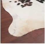 Genuine Dark Brown & White Spotted Cowhide Rug | Natural Brown Holstein Cowskin Area Rug | Rustic Modern Farmhouse Decor Carpet